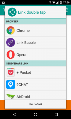 Selbstverständlich lassen sich die Apps einstellen, die bei den unterschiedlichen Tipp-Arten den Link behandeln sollen