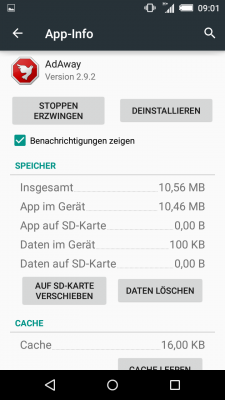 Einzelne Apps lassen sich nun endlich auf die SD-Karte verschieben