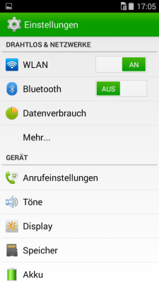 Kazam Trooper 450L - Einstellungen