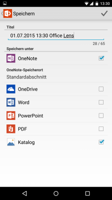 Sofern du mit deinem Dokument zufrieden bist klickst du auf die Diskette um es zu speichern. Du vergibst einen Titel und änderst das Format.