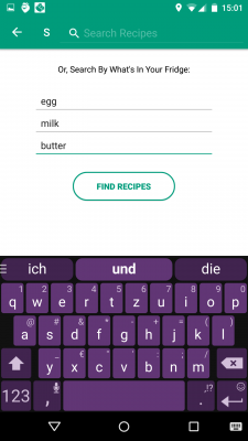 Gib Food.com einen Überblick über deinen Kühlschrank-Inhalt…