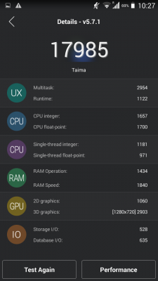 Der verbaute MediaTek-Chipsatz ist in puncto Performance nicht mehr zeitgemäß.