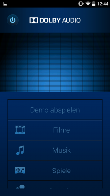 Sieht noch aus wie vor 3 Jahren: Die Dolby Audio App