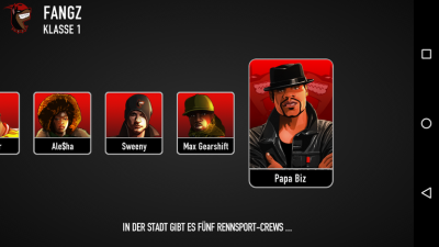 Erst nachdem der Crew-Boss besiegt wurde gelangst du in die nächste Renn-Klasse.