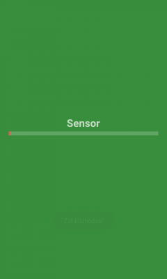 Das Spiel reagiert auf jede Bewegung sehr empfindlich.