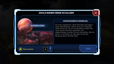 Neue Missionen bringen dich vorwärts.
