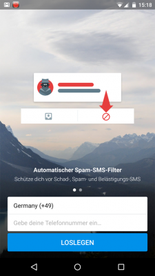 Mit Eingabe deiner Telefonnummer machst du Schluss mit unerwünschten SMS.