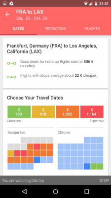 Um genaue Flug-Preise zu ermitteln gibst du deine Reisedaten an.
