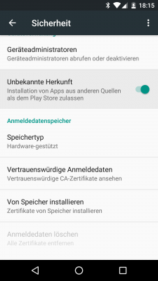 Eine fiese Android-Schadsoftware setzt die Checkbox für Unbekannte Herkunft immer wieder erneut auf aktiv.