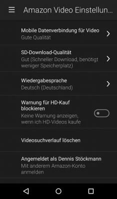 Die Video Einstellungen sind ordentlich