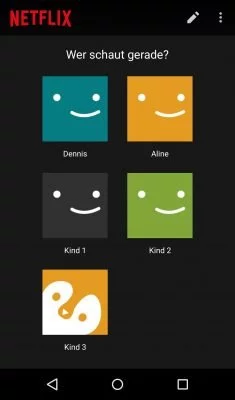 Profile, das ist der Punkt der Netflix aus der Masse heraushebt