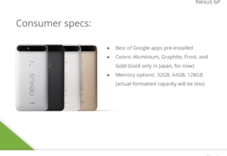 Nexus 5X und 6P: Preis ab 379 Dollar, kein MicroSD-Slot, keine drahtlos Ladefunktion, erst später in Deutschland
