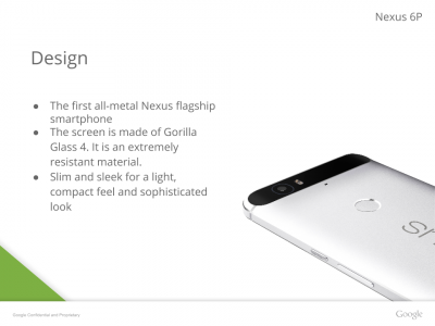Dieses Foto zeigt, dass die Rückseite des Huawei Nexus 6 durchaus auch optisch etwas hingibt.