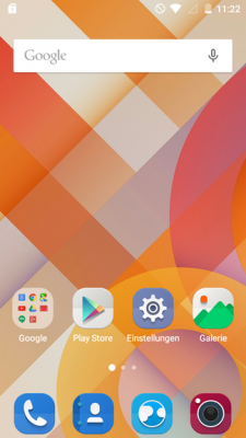 Der ZTE eigenen Launcher sieht nur auf dem Homescreen etwas bunt aus. Der Rest ist weitgehend "Stock" Android.