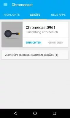 Per App wirst du durch den Einrichtungsprozess geführt