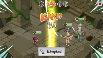 Zu zweit werden nun die Kämpfe durchgestanden.