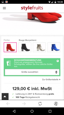 Im Shop bestellst du dein Produkt.