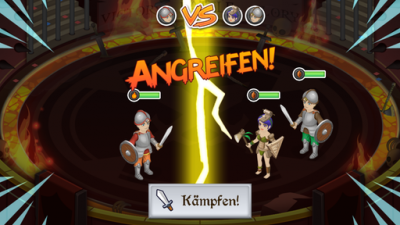 In Level 5 wird die Arena freigeschaltet.