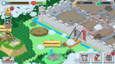Auf dem Burghof ist noch Platz für weitere Bauten.