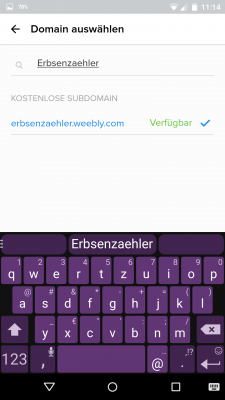 Ein Domain-Name ist schnell gefunden.
