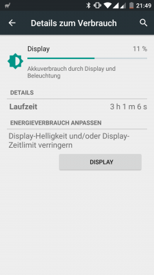 Drei Stunden On-Screen-Time sind für ein Flagship nicht wirklich berauschend.