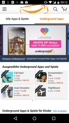 Bei Amazon Undergrund gibt es viele Spiele auch so als gratis Version. Aber nicht alle.