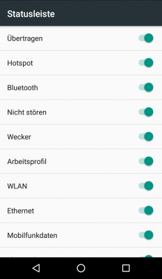 Der System UI Tuner lässt reichlich Möglichkeiten zu, die Anzeigen seiner Benachrichtigungsleiste und die Kacheln der Schnelleinstellungen zu bearbeiten.