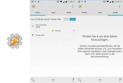 So sieht die echte Tasker-App aus, die aktuell nicht mehr im Play Store zu finden ist.