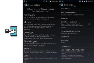 Den Androiden mit Xposed und zahlreichen Tweaks optimieren.