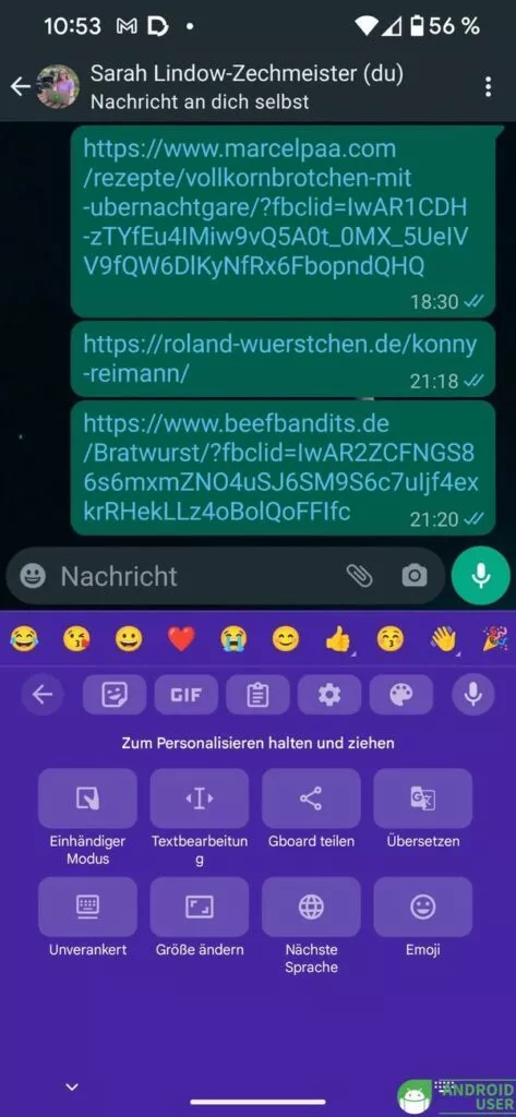 Gboard Einstellungen