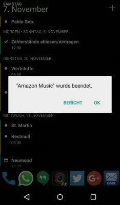 Die App stürzte leider häufig ab
