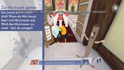 Bringe ohne Unfall den Gang zum Altar hinter dich.