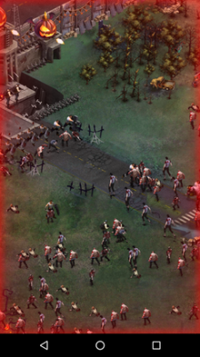 Blutrünstige Zombies greifen deinen Stützpunkt an.