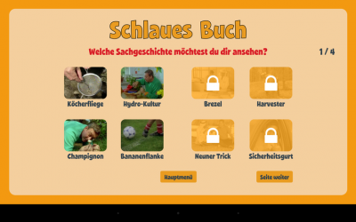 Im schlauen Buch sind diverser Sachgeschichten erklärt.