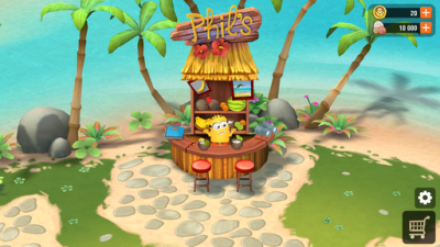 Er baut eine Tiki-Lounge und nennt sie Phil´s.