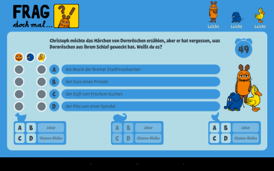 Bei mehreren Spielern hat jeder Spieler eine eigene Spielfarbe. Ebenfalls kann jeder ein eigenen Schwierigkeitslevel auswählen.