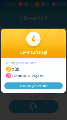 Jedes Level bringt neue Belohnungen mit sich.