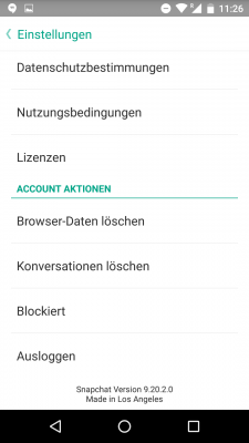 Die neueste Version 9.20.0.0 von Snapchat verweigert auf gerooteten Geräten den Start.