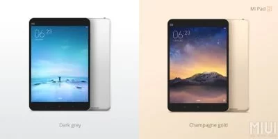 Das Mi Pad 2 wird in 2 Farben erhältlich sein.