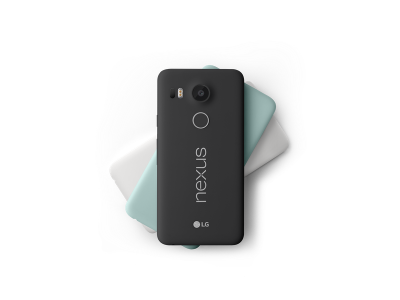Das Nexus 5X gibt es in drei Farbvarianten: Anthrazit, Quarz und Eisblau.