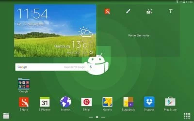 ...und der Homescreen unter Android 5.1.1.