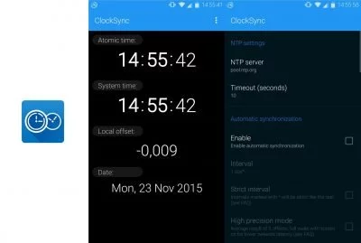 Immer die atomgenaue Uhrzeit haben mit ClockSync.