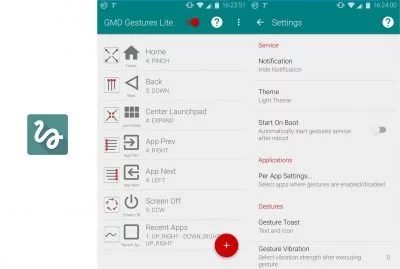 Dank GMD GestureControl kann das Device per Multitouch-Gesten gesteuert werden.
