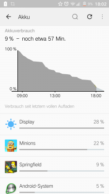 Die Minons sind wahre Akkufresser...