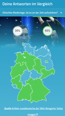 Du bekommst alle Antworten im Detail angezeigt.