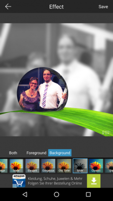 Über deinen Style legst du Filter für den Vorder- oder den Hintergrund oder beides.