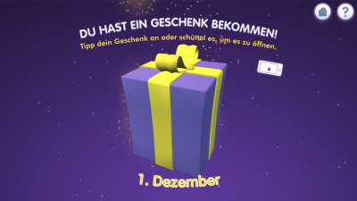 Auch ohne echten Kalender bekommst du täglich ein Geschenk für deine Stadt.