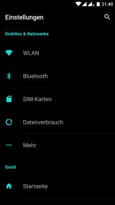 Bei den meisten Smartphones mit Android 5 gibt es in den Einstellungen einen Menüpunkt für die Startseite.