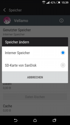 Apps lassen sich nach dem Setup einer microSD-Karte komplett auf den zusätzlichen Speicher verschieben.