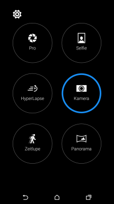 Die Kamera-App ist intuitiv bedienbar, steckt aber dennoch voller Möglichkeiten.